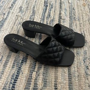 Black short heel